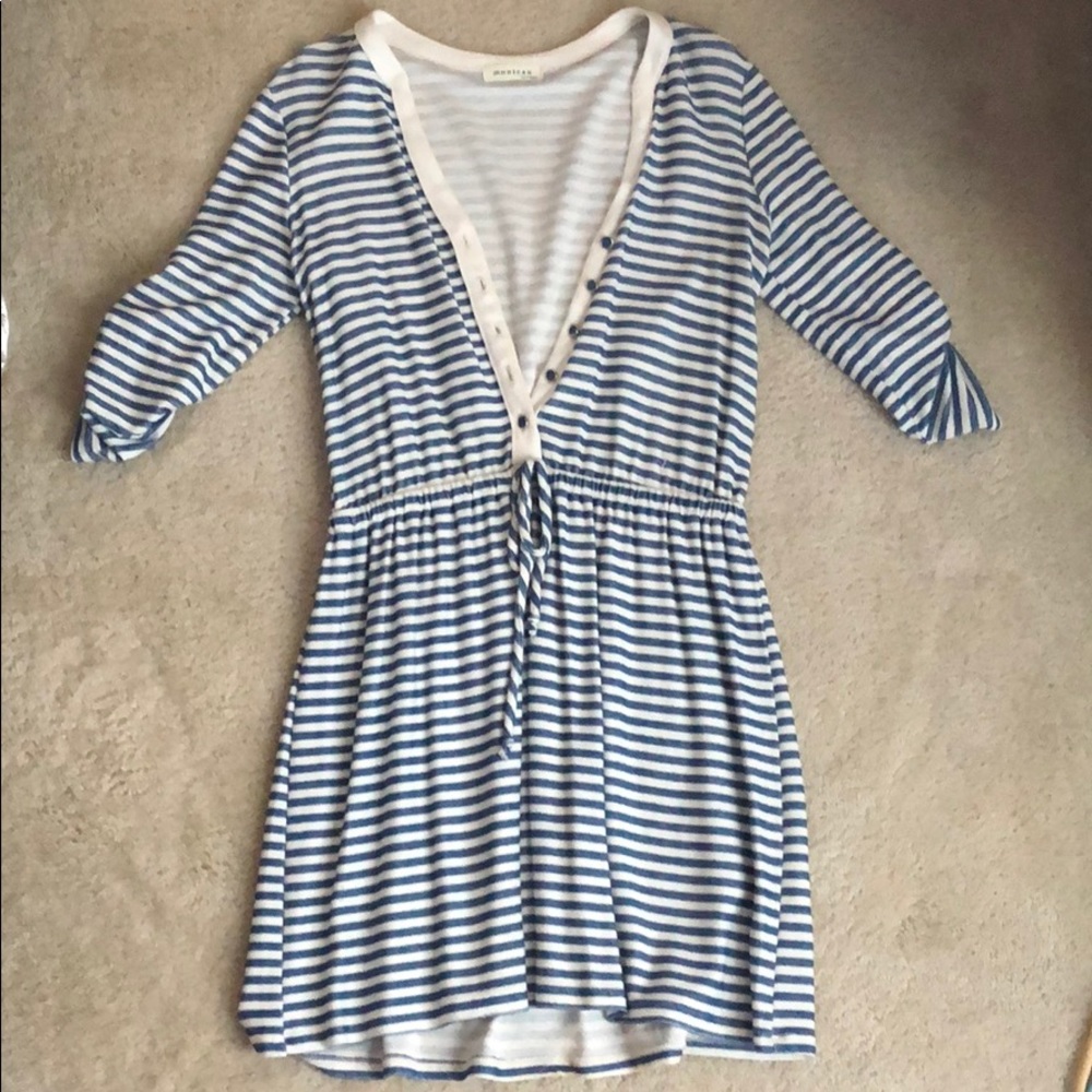 Blue stripped dress